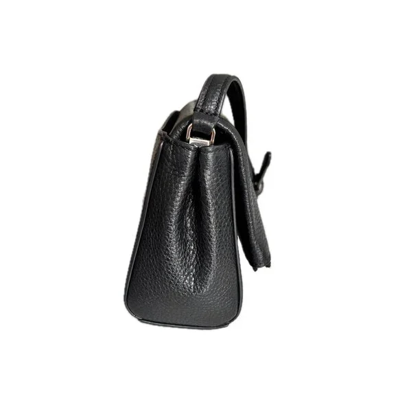 Kate Spade Leila Mini Zip Leather Crossbody Bag in Black NWT $329 - Picture 2 of 12